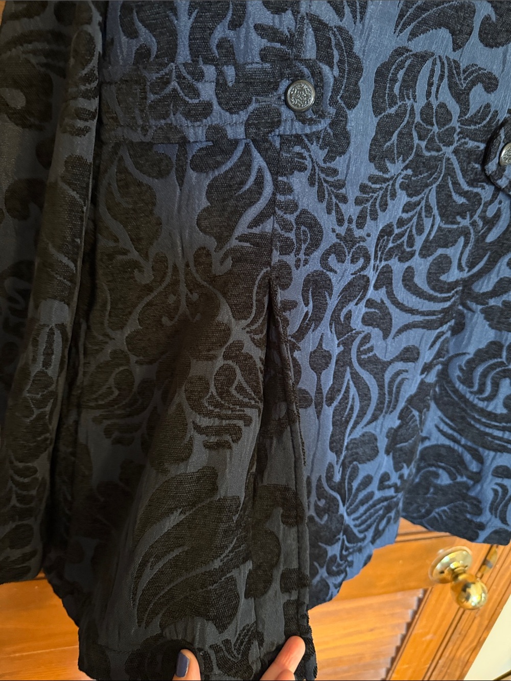 Free People Brocade Patterned Jacket - Picture 8 of 8